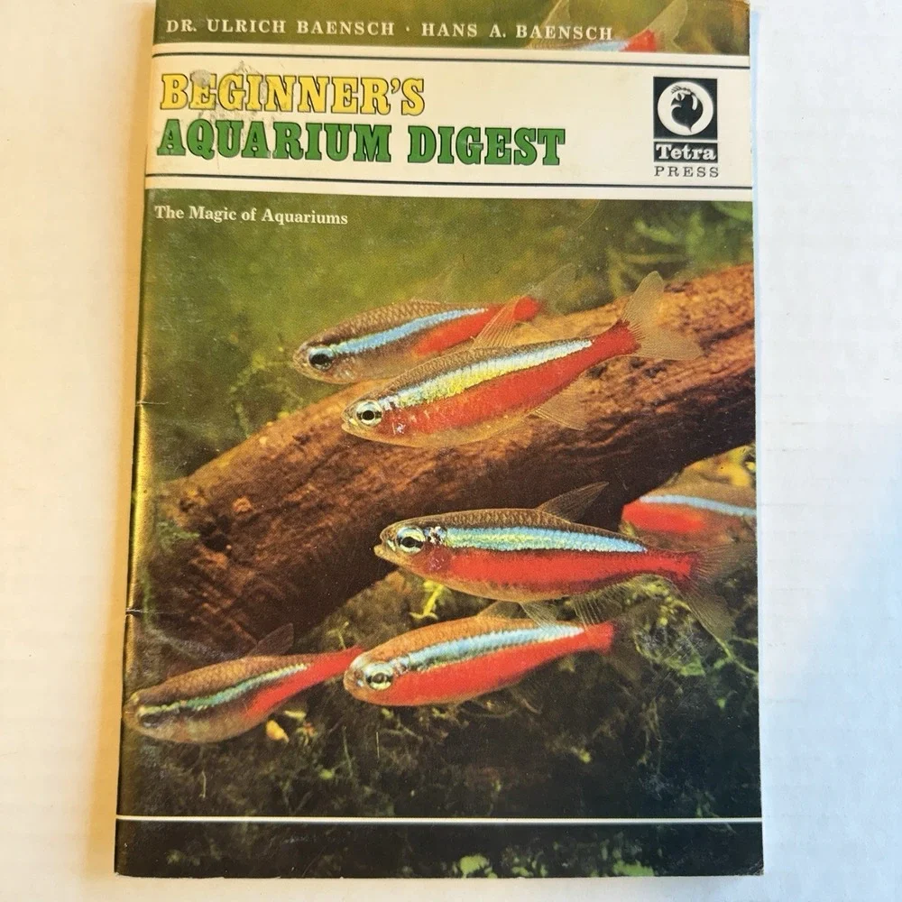 Vintage Aquarium Fish Hobbyist Book Manual Lot 1960s-70s Tetra Collectible‎ Gift